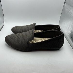 Birdies Sterling women’s dark brown velvet loafers size 6.5
